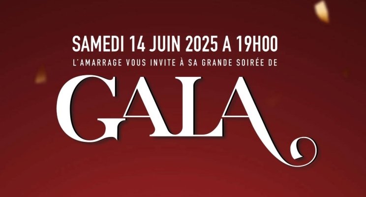 Soirée de Gala : le 14 juin prochain