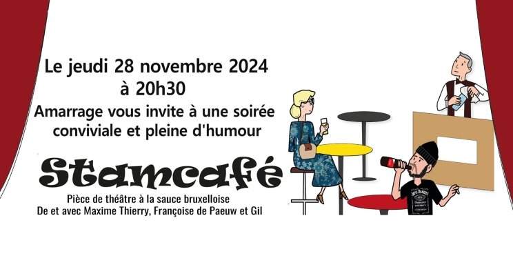 Spectacle au profit d’Amarrage le 28/11/24